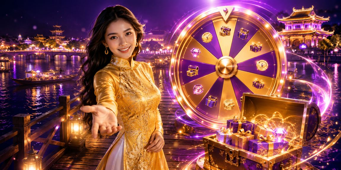 Người chơi tại Huế trong trang phục áo dài trải nghiệm roulette trực tuyến