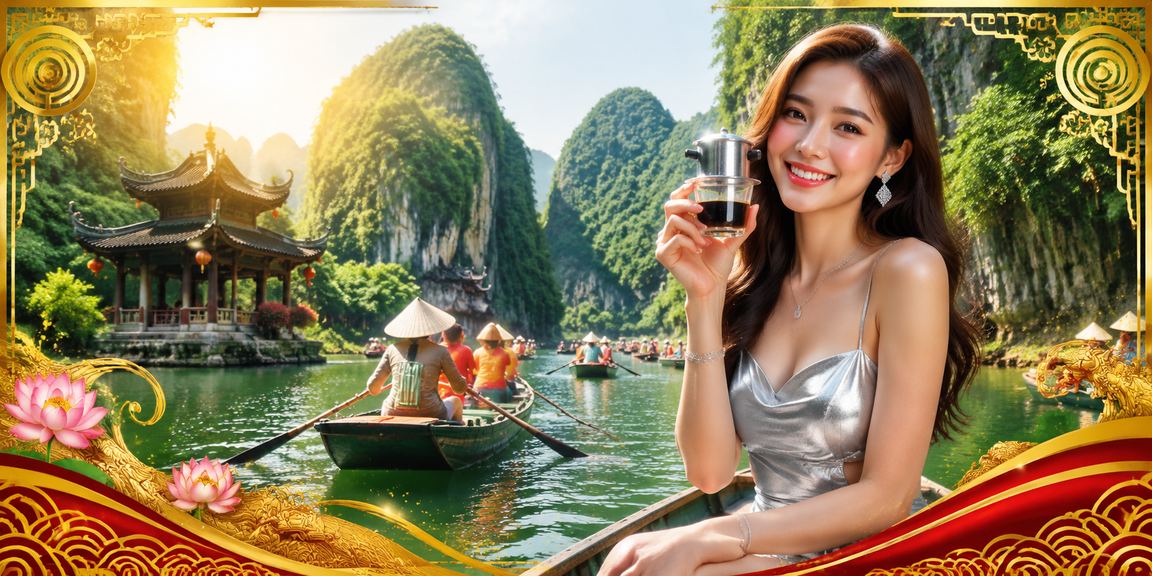Người dùng Ninh Bình trải nghiệm ứng dụng casino trên điện thoại bên ly cà phê
